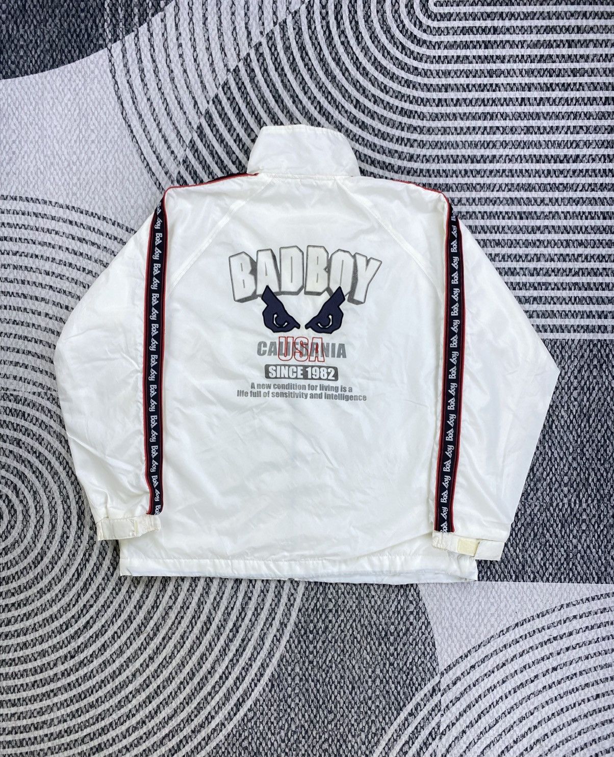 If Six Was Nine Vintage Badboy California Side Tape Jacket Size US XL / EU 56 / 4 - 1 Thumbnail