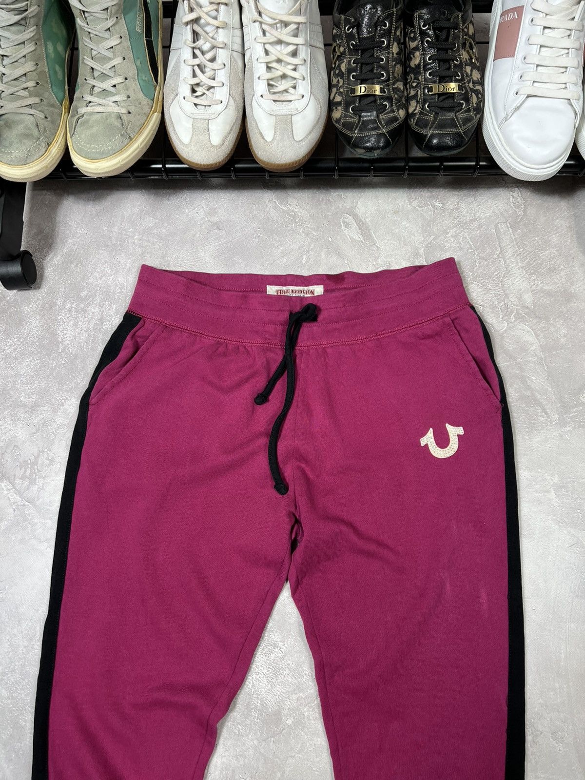 True Religion × Vintage Vintage True Religion Y2k Sweatpants Size 32" / US 10 / IT 46 - 2 Thumbnail