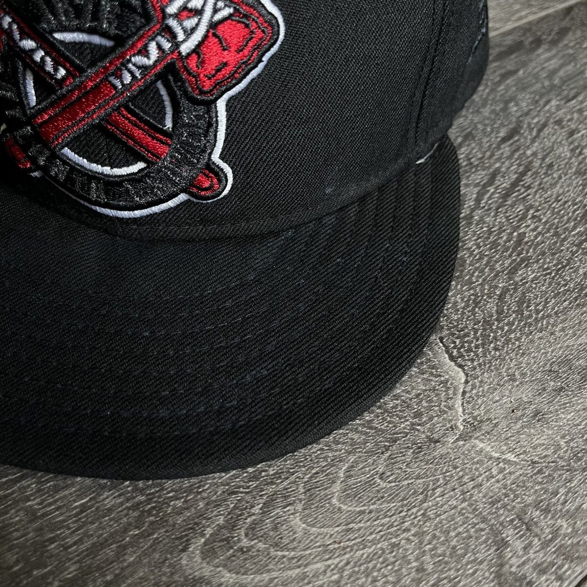 New Era Vintage Y2K Atlanta Braves 1876 Cooperstown Fitted Hat 7 3/8 Size ONE SIZE - 6 Thumbnail