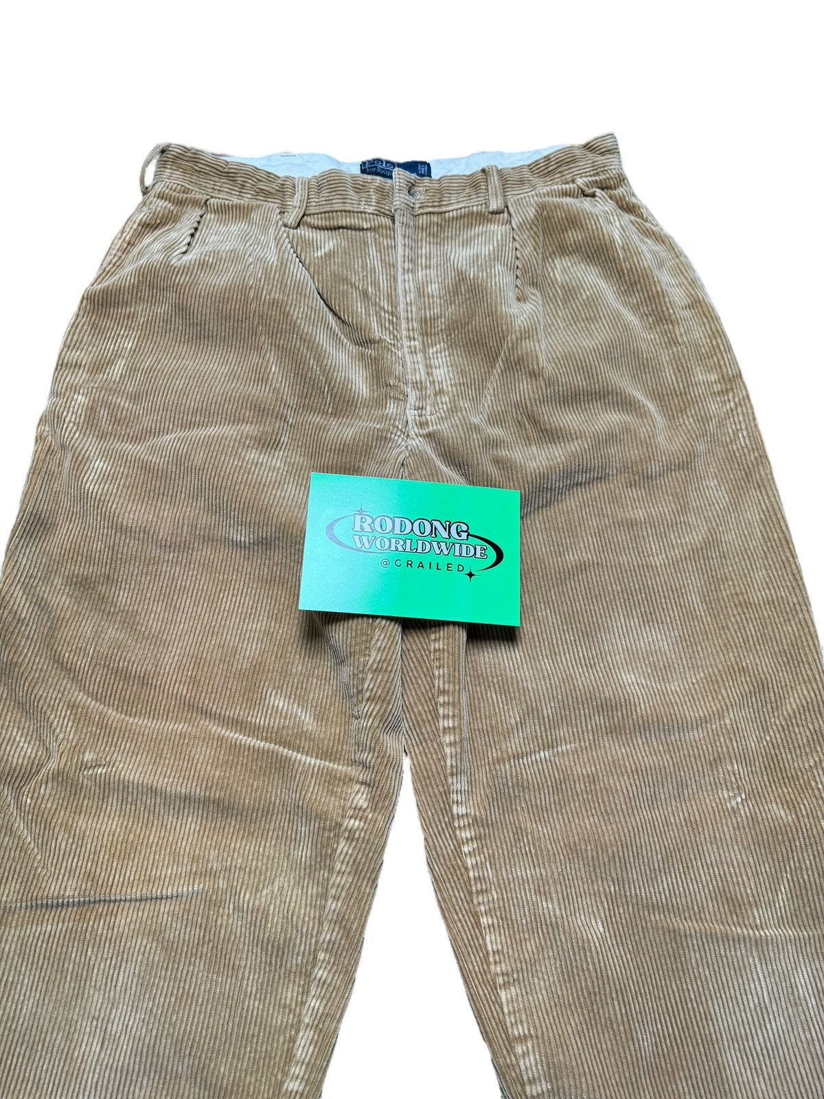 Vintage VINTAGE POLO RALPH LAUREN CORDUROY PANTS Size US 34 / EU 50 - 2 Thumbnail