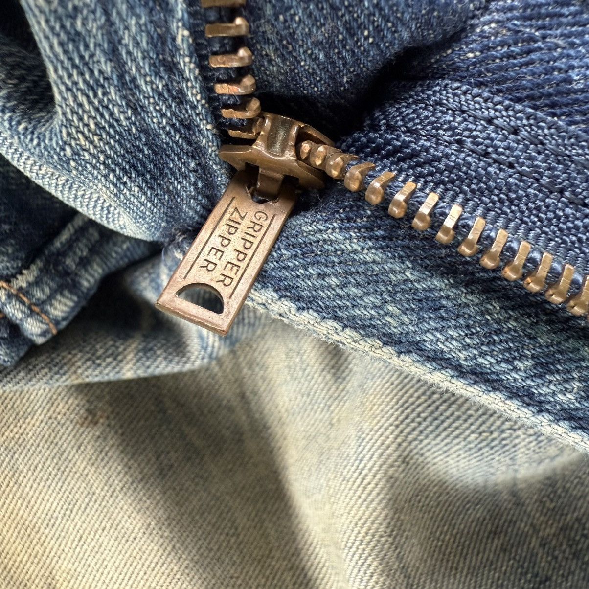 Jean VINTAGE WRANGLER STRAIGHT FADED RUSTY JEAN DENIM PANTS Size US 31 - 9 Thumbnail