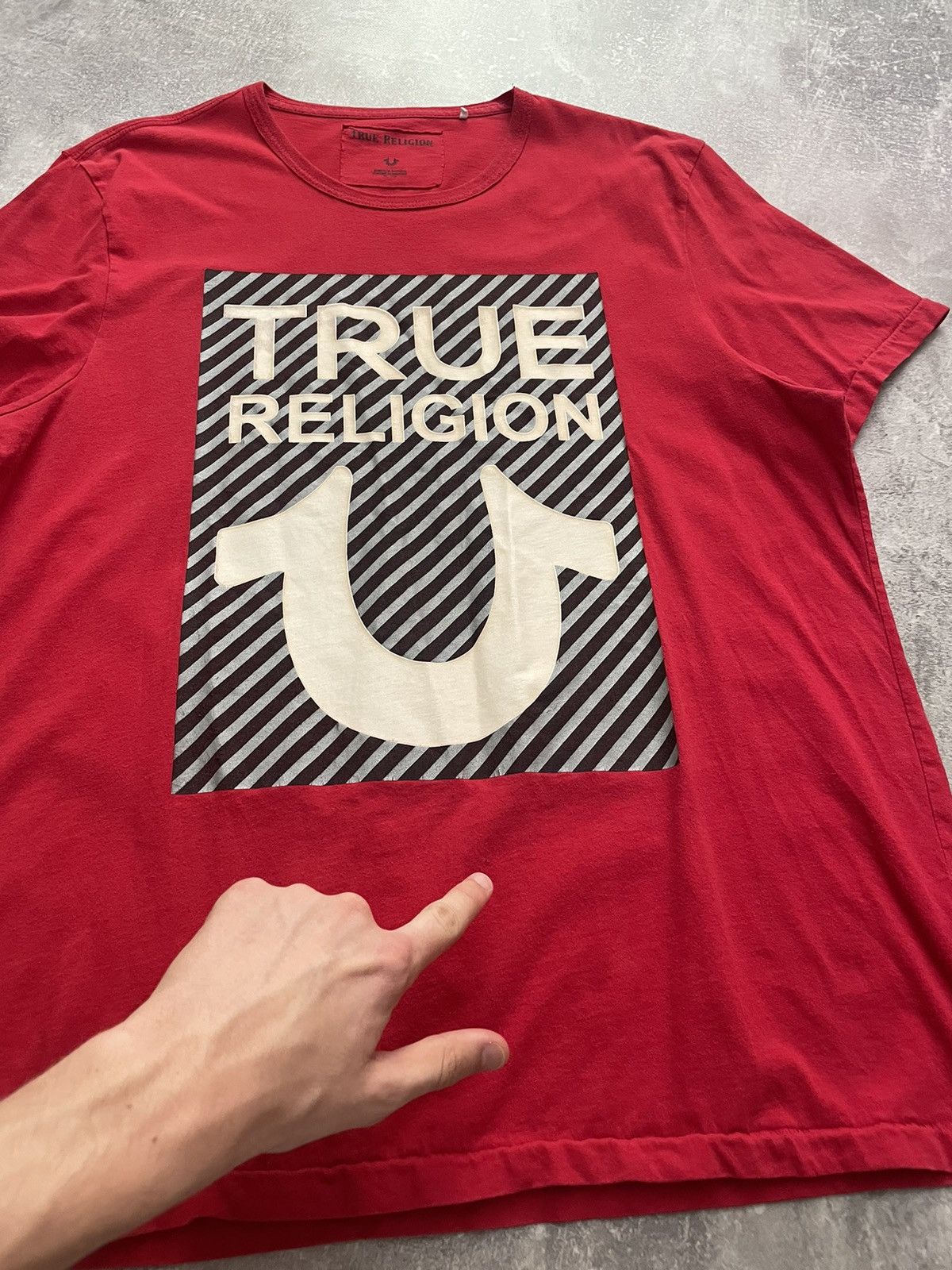 Japanese Brand Vintage True Religion T-Shirt XXL Size US XL / EU 56 / 4 - 5 Thumbnail
