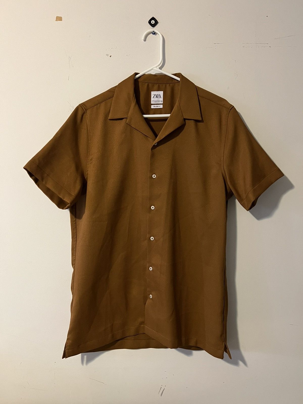 Zara Zara Short Sleeve Button Up Size US M / EU 48-50 / 2 - 1 Thumbnail