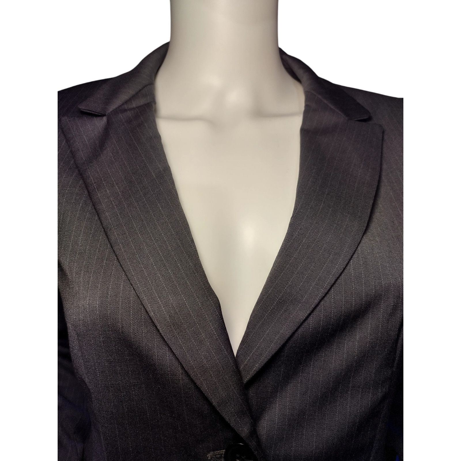 Ann Taylor Ann Taylor Womens Long Sleeves Blazer Jacket Gray Size 6 Size M / US 6-8 / IT 42-44 - 2 Thumbnail