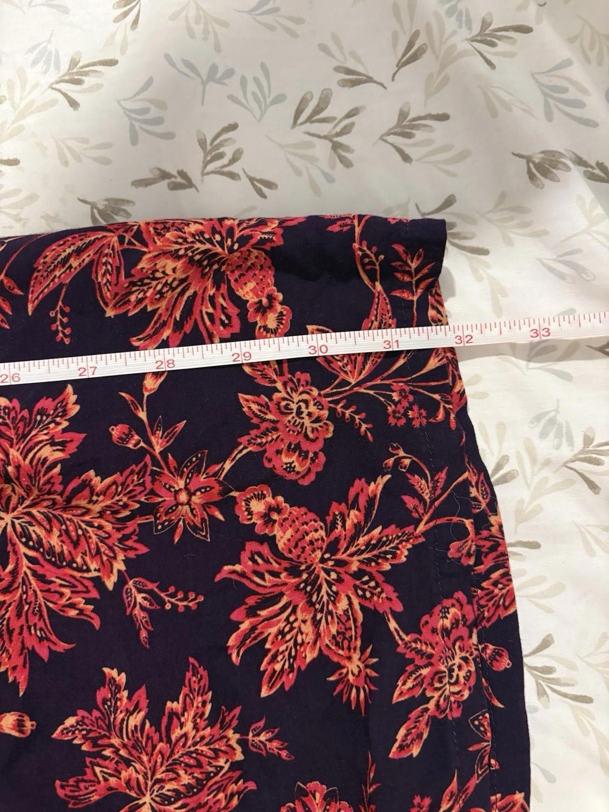 Lands' End Lands’ End Purple Red Floral Modal Mini Dress Size M-L Size M / US 6-8 / IT 42-44 - 9 Thumbnail