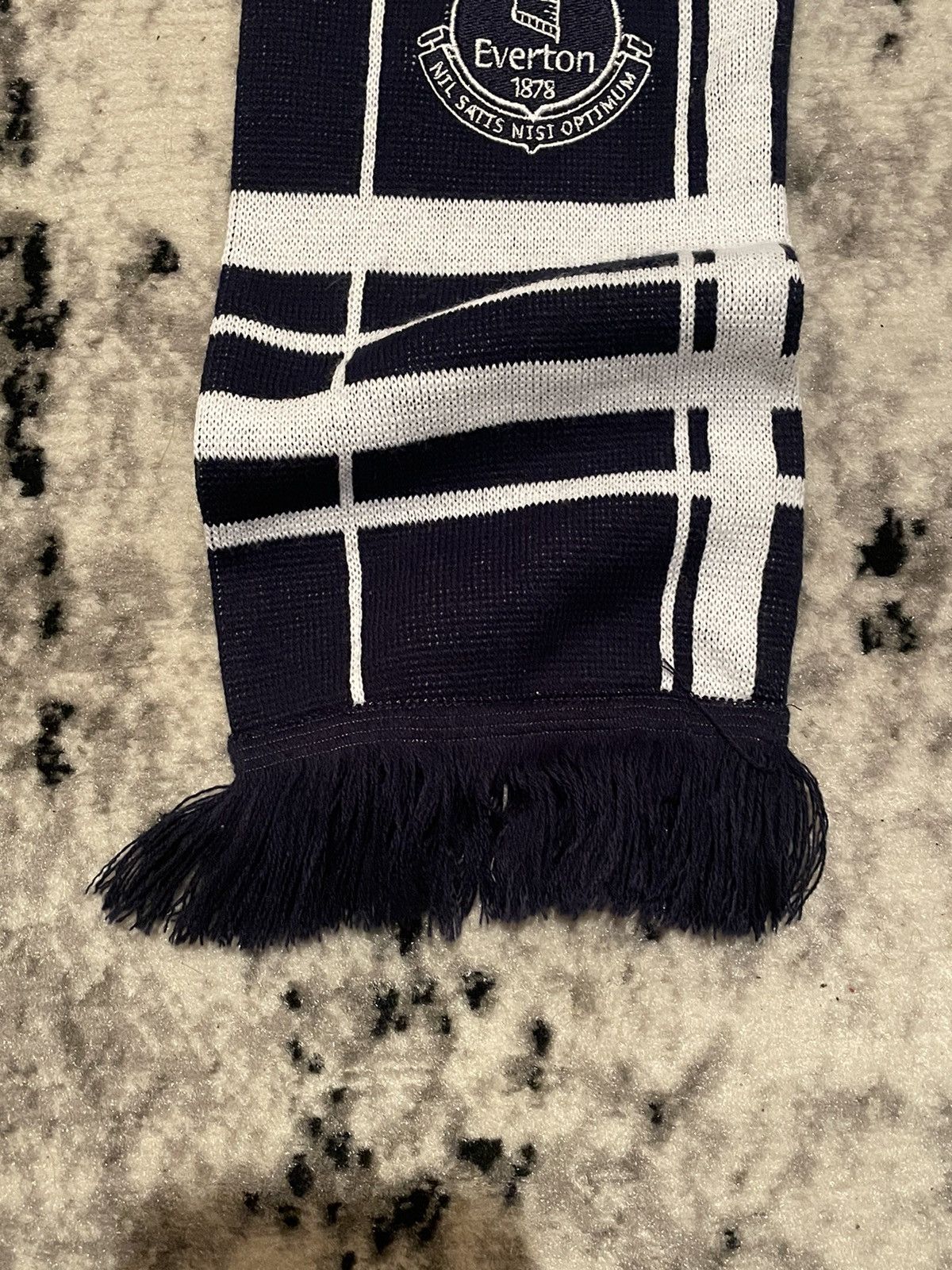 Vintage Everton Vintage Scarf Big Logo Sportswear Fan Soccer Footbal Size ONE SIZE - 6 Thumbnail