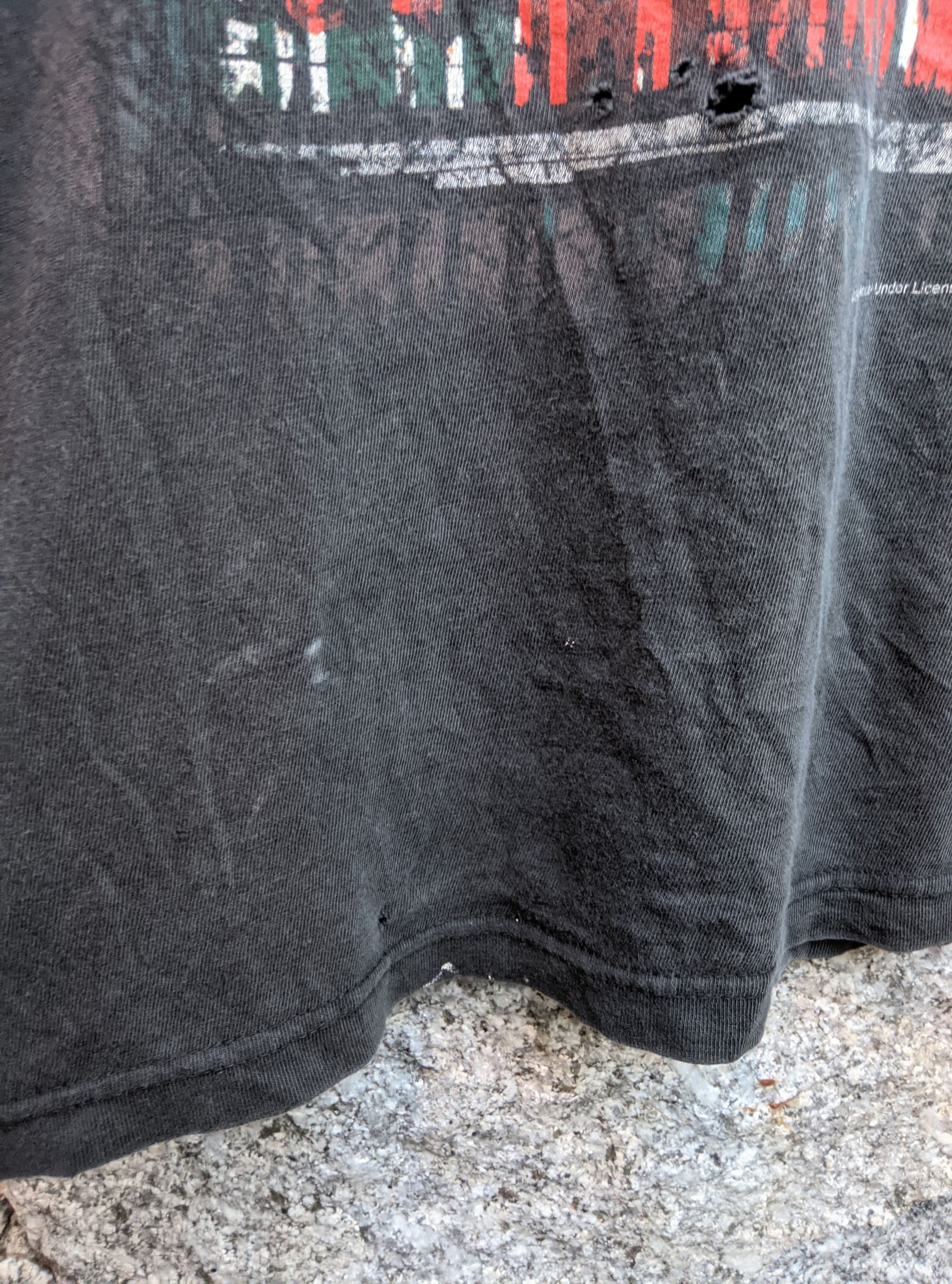 Band Tees Vintage 2000 thrashed Slipknot nu metal distressed fade t Size US M / EU 48-50 / 2 - 7 Thumbnail