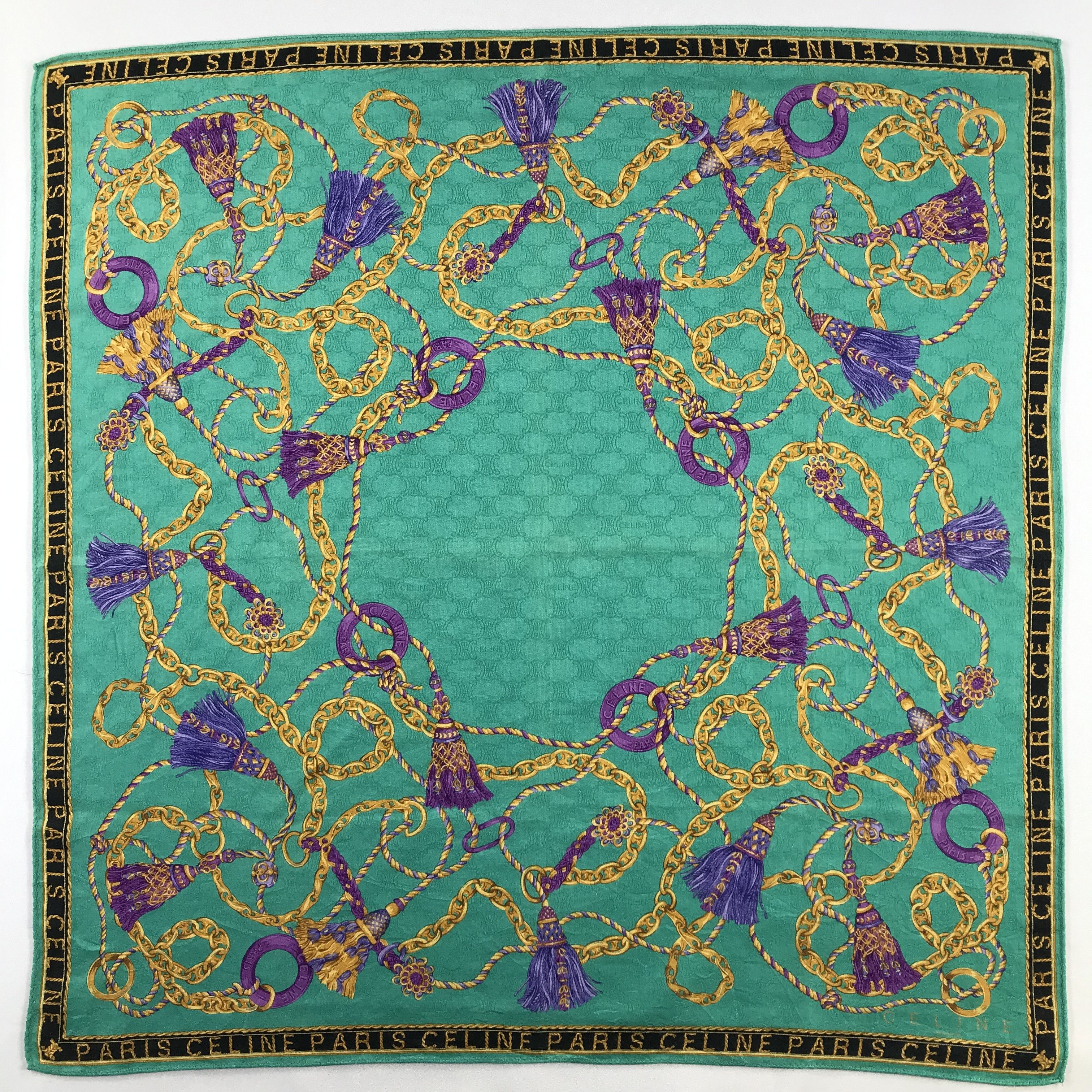 Celine Celine Handkerchief / Bandana / Neckerchief C528 Size ONE SIZE - 3 Thumbnail