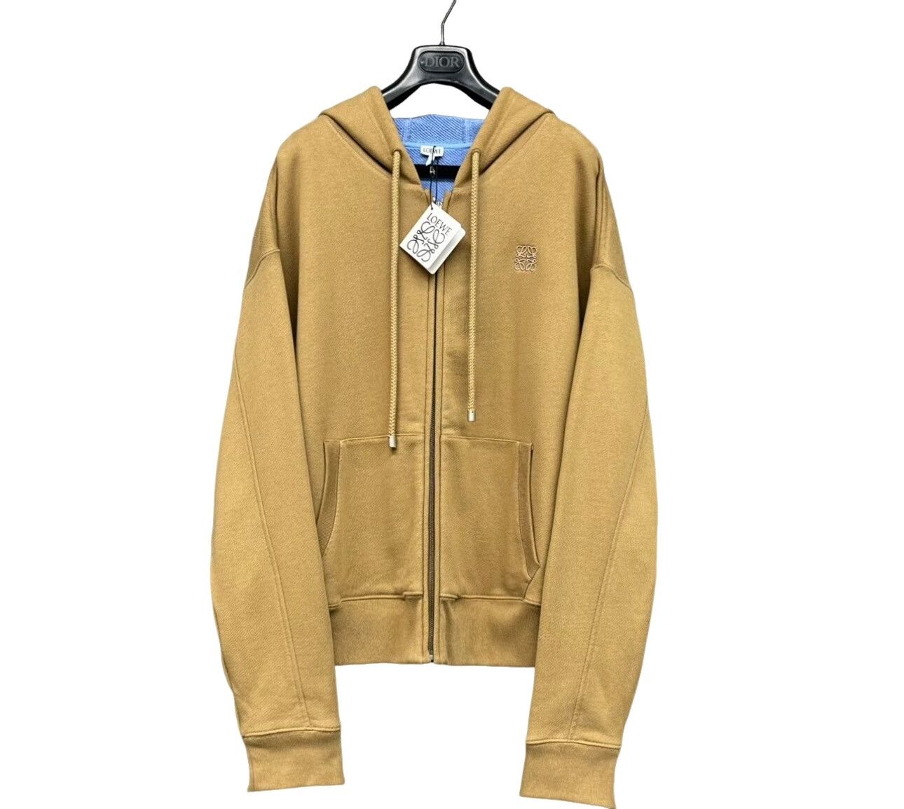Loewe Loewe Embroidered Anagram Zip Hoodie Size XL Size US XL / EU 56 / 4 - 1 Thumbnail