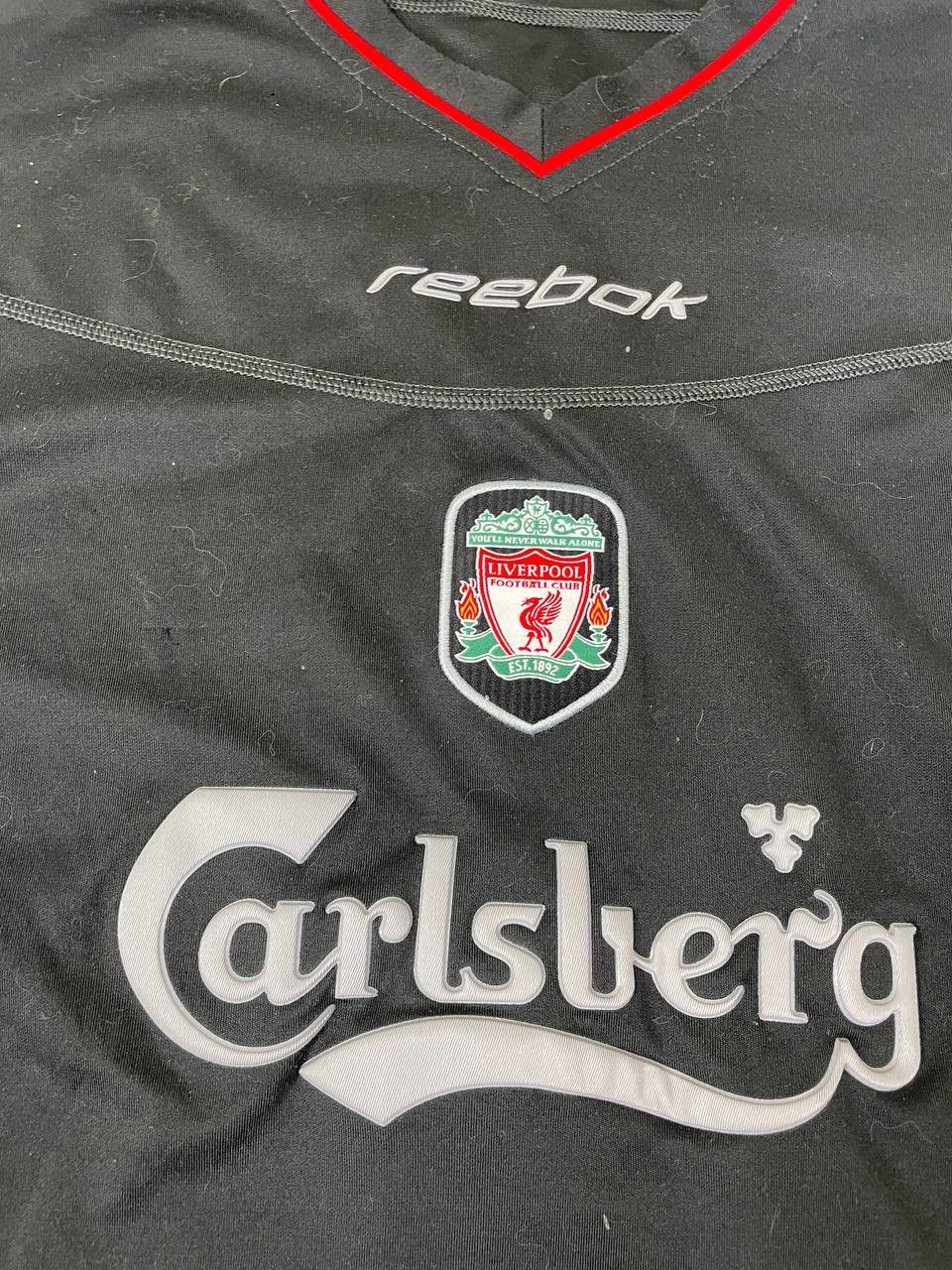 Reebok Vintage Reebok Liverpool 2002 2004 Away Shirt Soccer Jerseys Size US XL / EU 56 / 4 - 4 Thumbnail