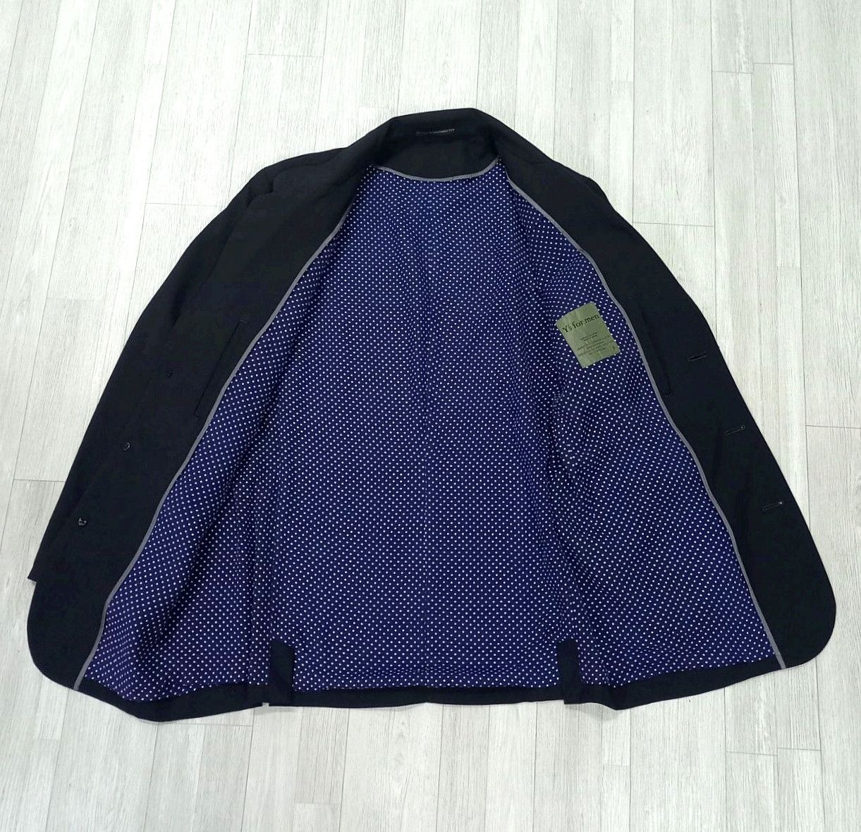 Yohji Yamamoto Vtg YOHJI YAMAMOTO Single Breasted 3 Buttons Blazer Jacket Size 42R - 11 Thumbnail