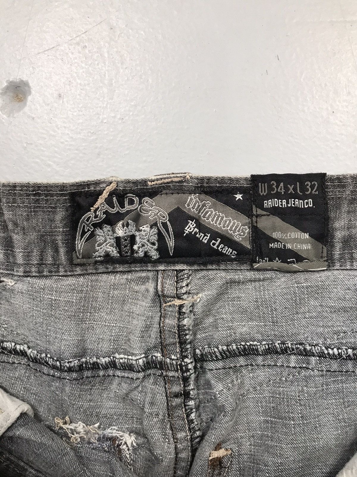 Southpole Vintage Raiden embroidered denim Size US 36 / EU 52 - 6 Thumbnail