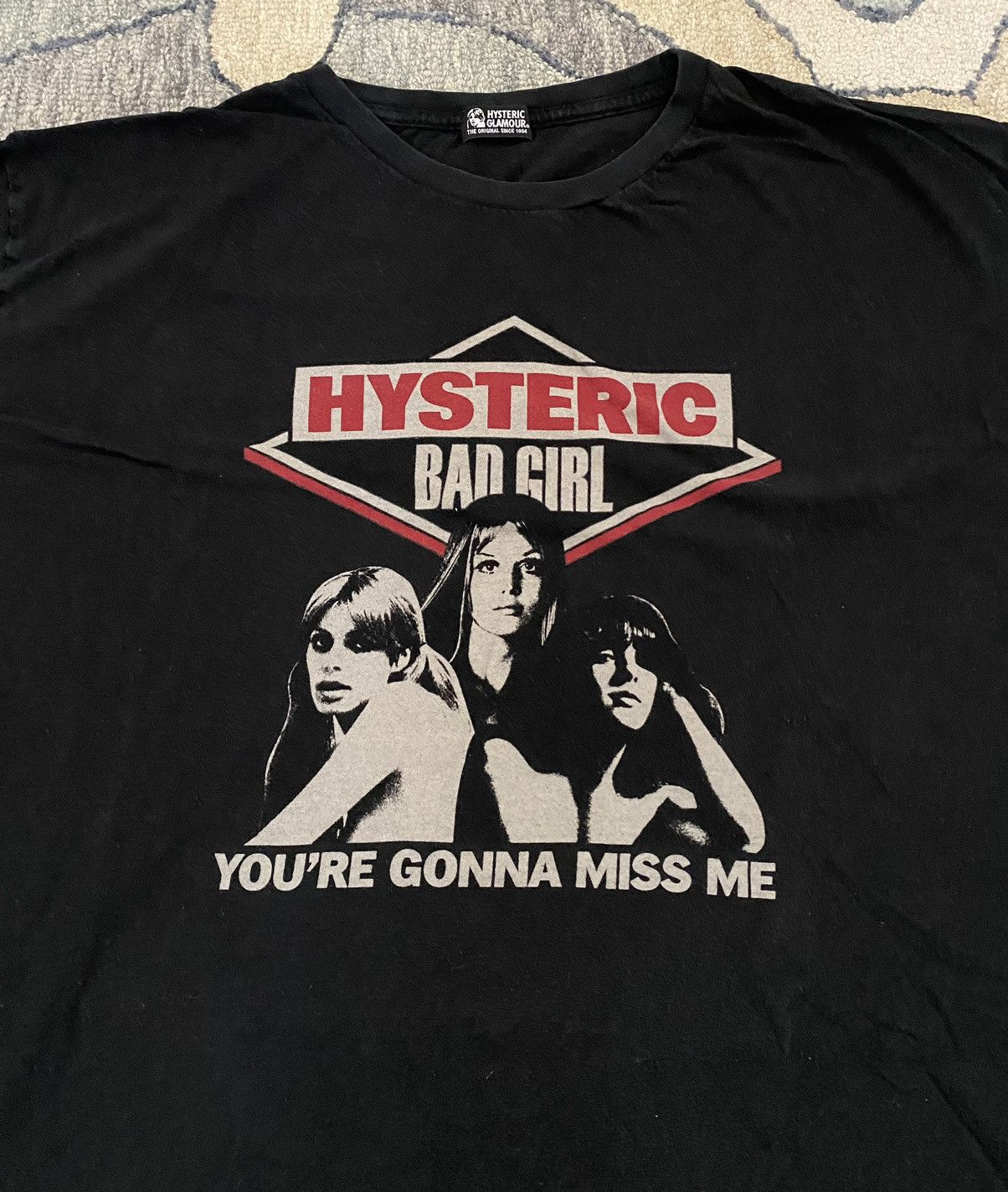 Hysteric Glamour HYSTERIC GLAMOUR ROCK TEES BAD GIRL YOU’RE GONNA MISS ME Size US XL / EU 56 / 4 - 2 Thumbnail
