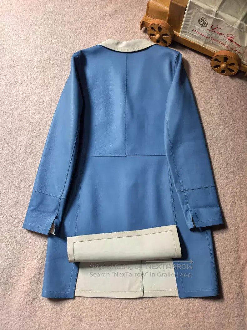 Loro Piana Loro Piana Lady Zenith Lamb Leather Handmade Coat Size XS / US 0-2 / IT 36-38 - 7 Thumbnail