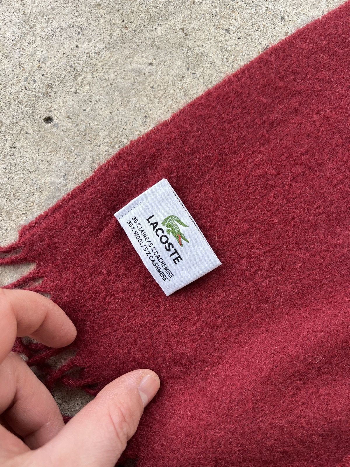 Lacoste Lacoste Wool Scarves Size ONE SIZE - 3 Thumbnail