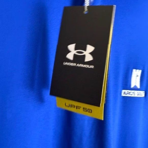 Under Armour Under Armour Polo Shirt Mens Medium Blue Size US M / EU 48-50 / 2 - 3 Thumbnail