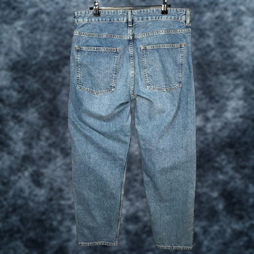 Cos COS Jeans Women Cropped Denim Mid Rise Tapered Blue 30 Inseam 29 5-Pocket Regular Size 30 Womens Mens? Size 30" / US 8 / IT 44 - 1 Thumbnail