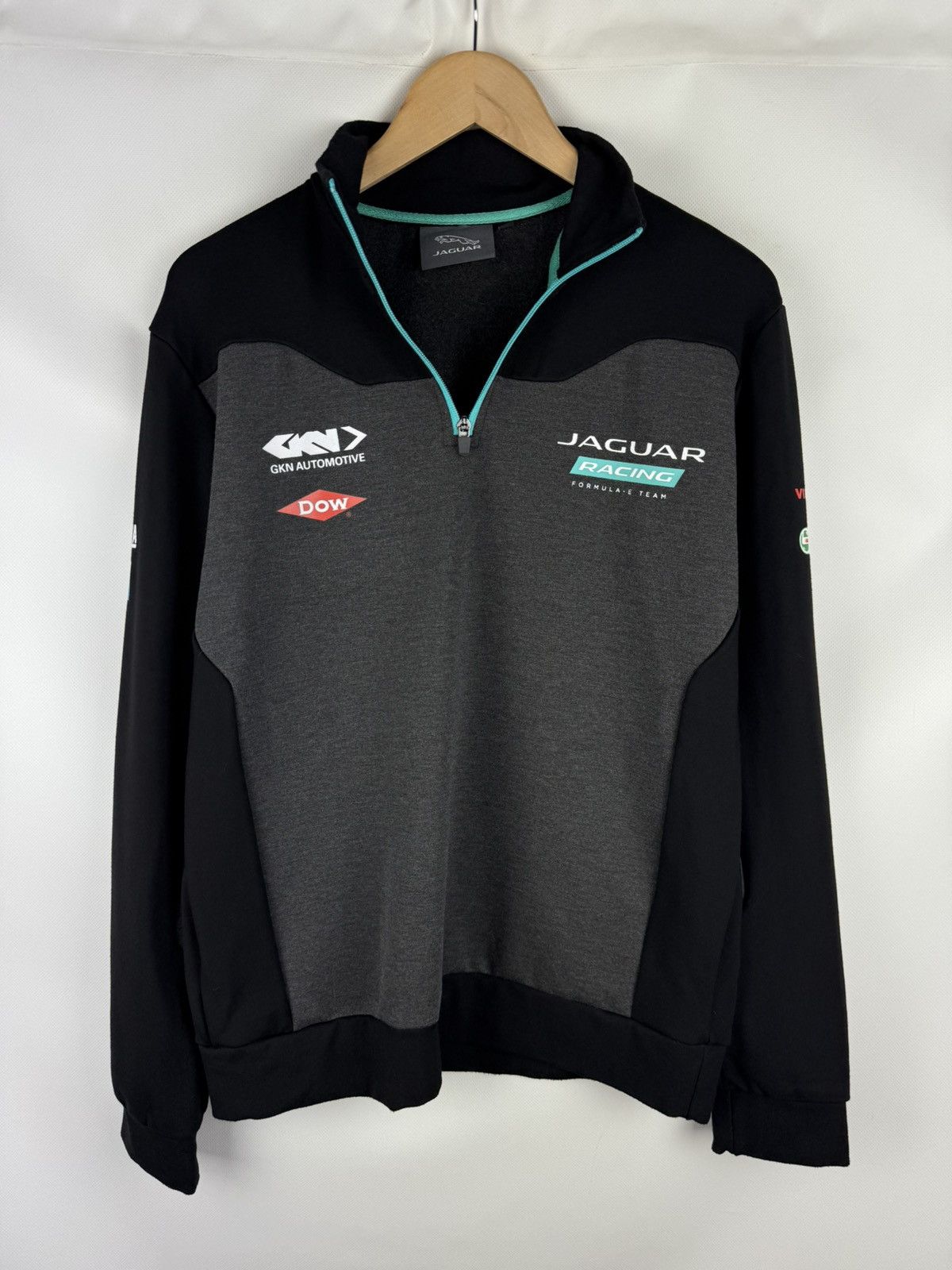 Other Jaguar Racing Formula-E Team 1/4 Zip Sweatshirt Pullover Size US M / EU 48-50 / 2 - 12 Thumbnail