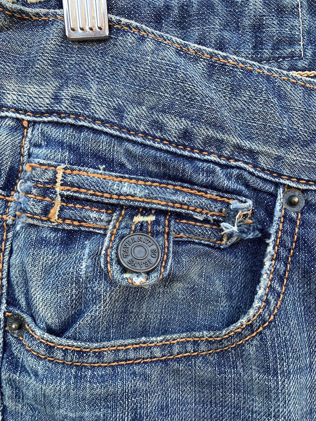 If Six Was Nine × Taverniti Japanese Brand Taverniti by Jimmy Taverniti Distressed Denim Size US 32 / EU 48 - 10 Thumbnail