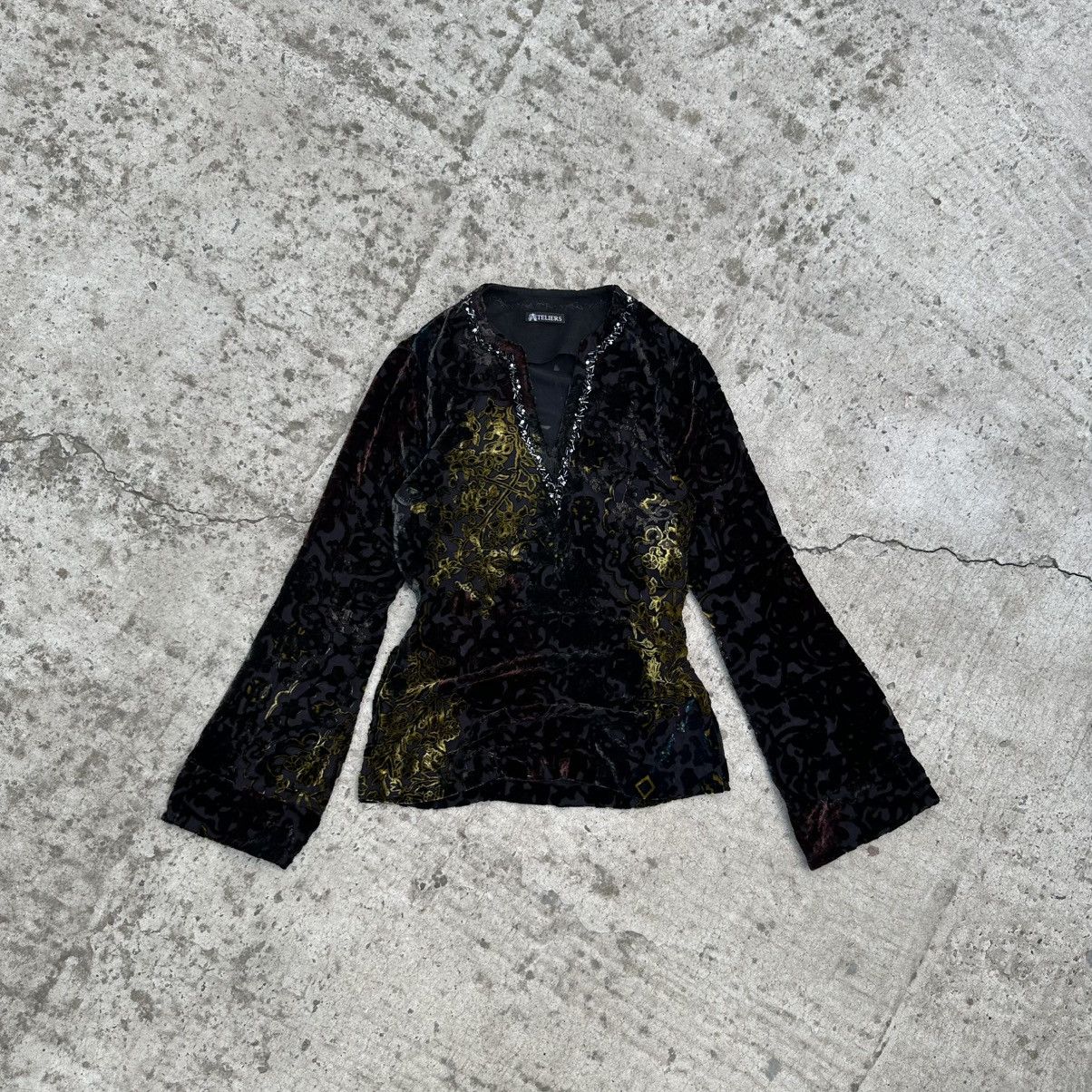 If Six Was Nine VTG Japanese Style Teliers Women’s Long-sleeve T-shirts Size M / US 6-8 / IT 42-44 - 1 Thumbnail