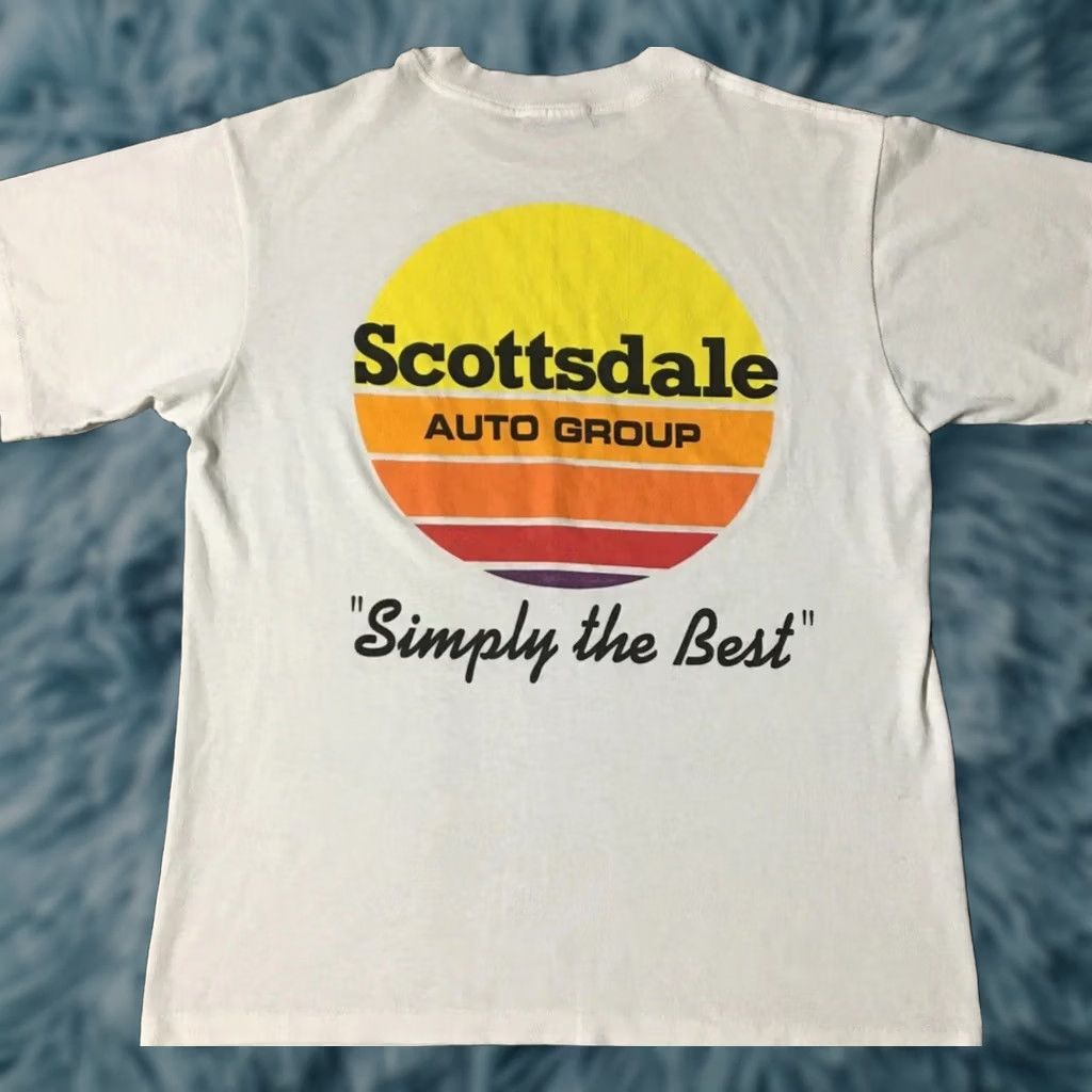 Vintage VINTAGE Scottsdale Auto Single Stitch Shirt M White 80s 90s Grunge Mechanic USA Automotive Cars Shirts Mens Size US M / EU 48-50 / 2 - 1 Thumbnail