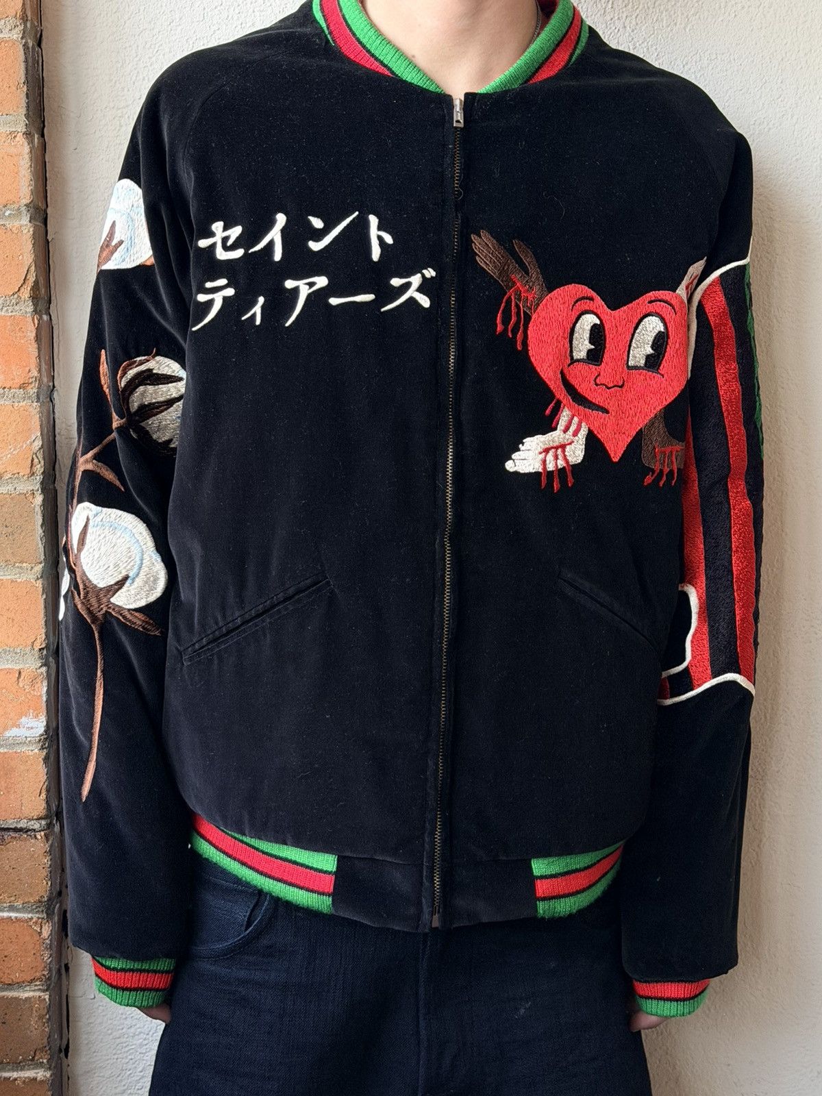 Saint Michael Saint Michael Reversible Bomber Jacket Size US S / EU 44-46 / 1 - 2 Thumbnail