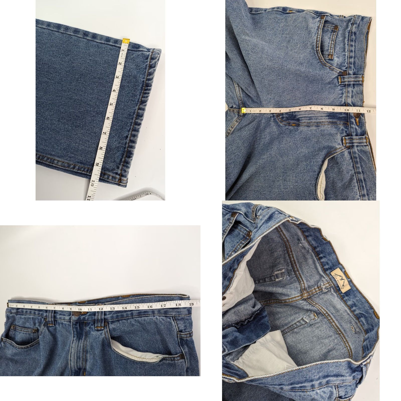 The Mountain Blue Mountain Jeans Men's 38x30 Denim Straight 100% Cotton Blue Mountain Blue Denim Straight Light Jeans Men's Size 38x30 100% Cotton Size US 38 / EU 54 - 8 Thumbnail