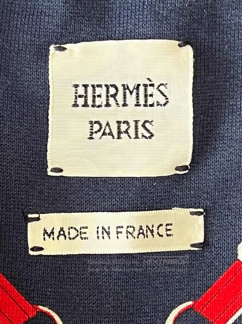 Hermes Hermes Women's chain print jacket, blue Size XXS / US 00 / IT 34 - 6 Thumbnail