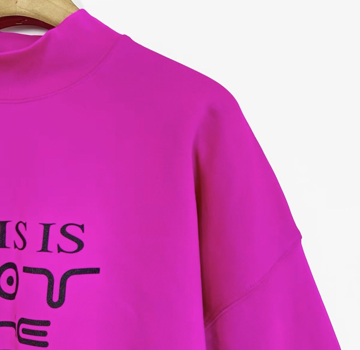 Balenciaga Balenciaga Pitaya Color Mock Neck Eco Fleece Sweatshirt K12 Size XS / US 0-2 / IT 36-38 - 6 Thumbnail