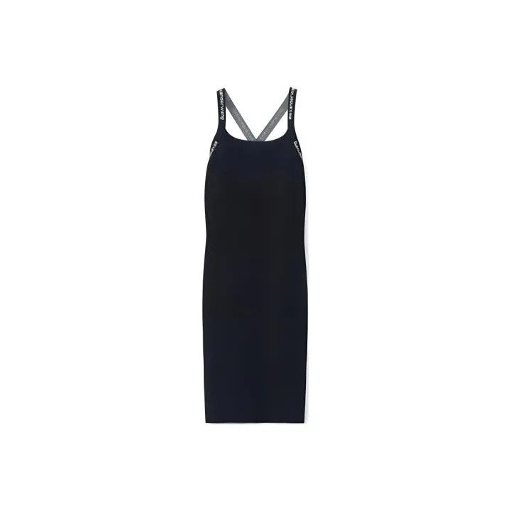 Alexander Wang Alexander Wang Black Logo A-Line Dress 0079 Size XS / US 0-2 / IT 36-38 - 1 Thumbnail