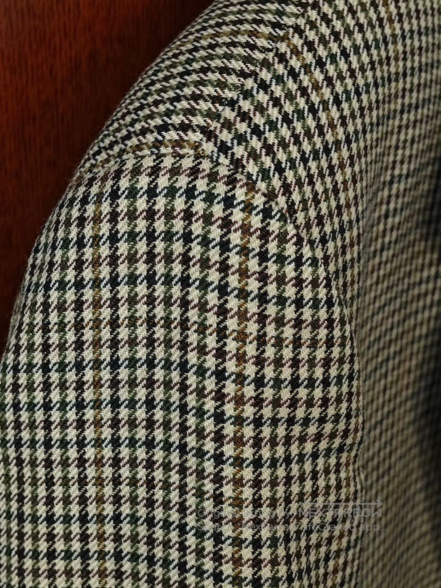 Japanese Brand Italian Vintage Wool Checked Blazer. Size US M / EU 48-50 / 2 - 3 Thumbnail