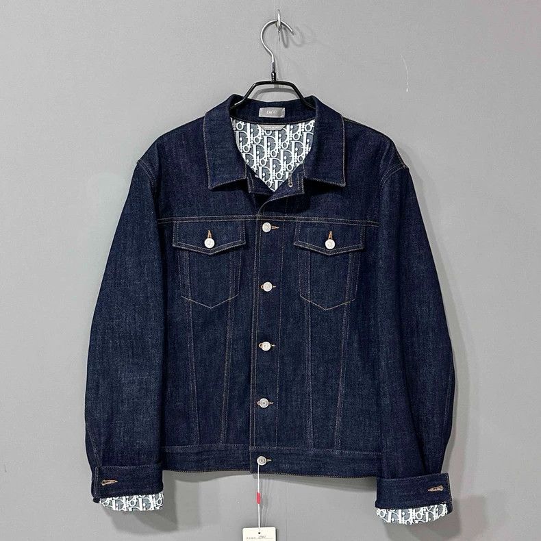 Dior Dior Leather brand denim jacket inside 2502-Nextarrow Size US M / EU 48-50 / 2 - 1 Thumbnail