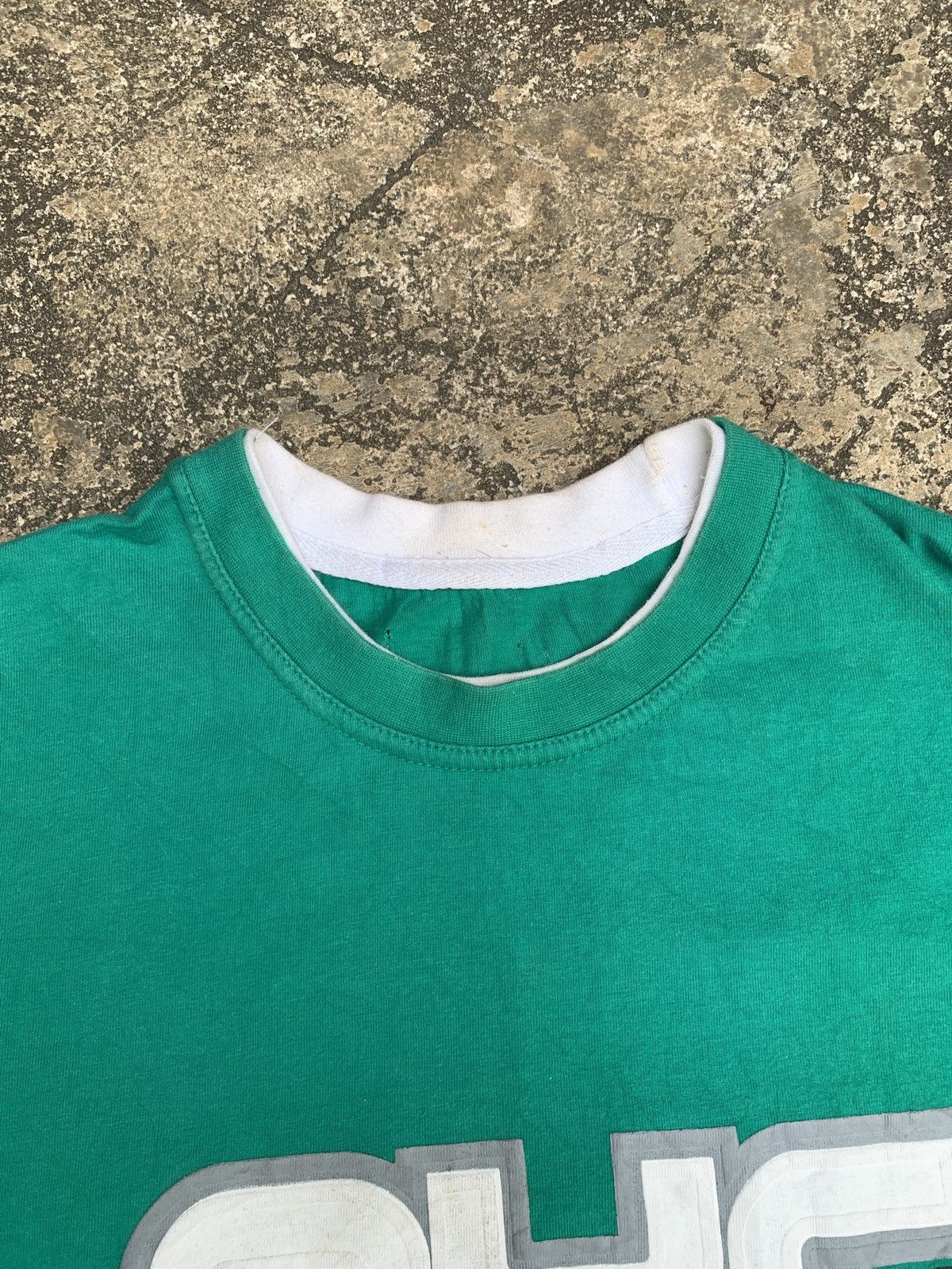 Triple 5 Soul × Vintage y2k Triple 5 Soul USA Streetwear Green Big Logo Graphic Tee Size US L / EU 52-54 / 3 - 6 Thumbnail