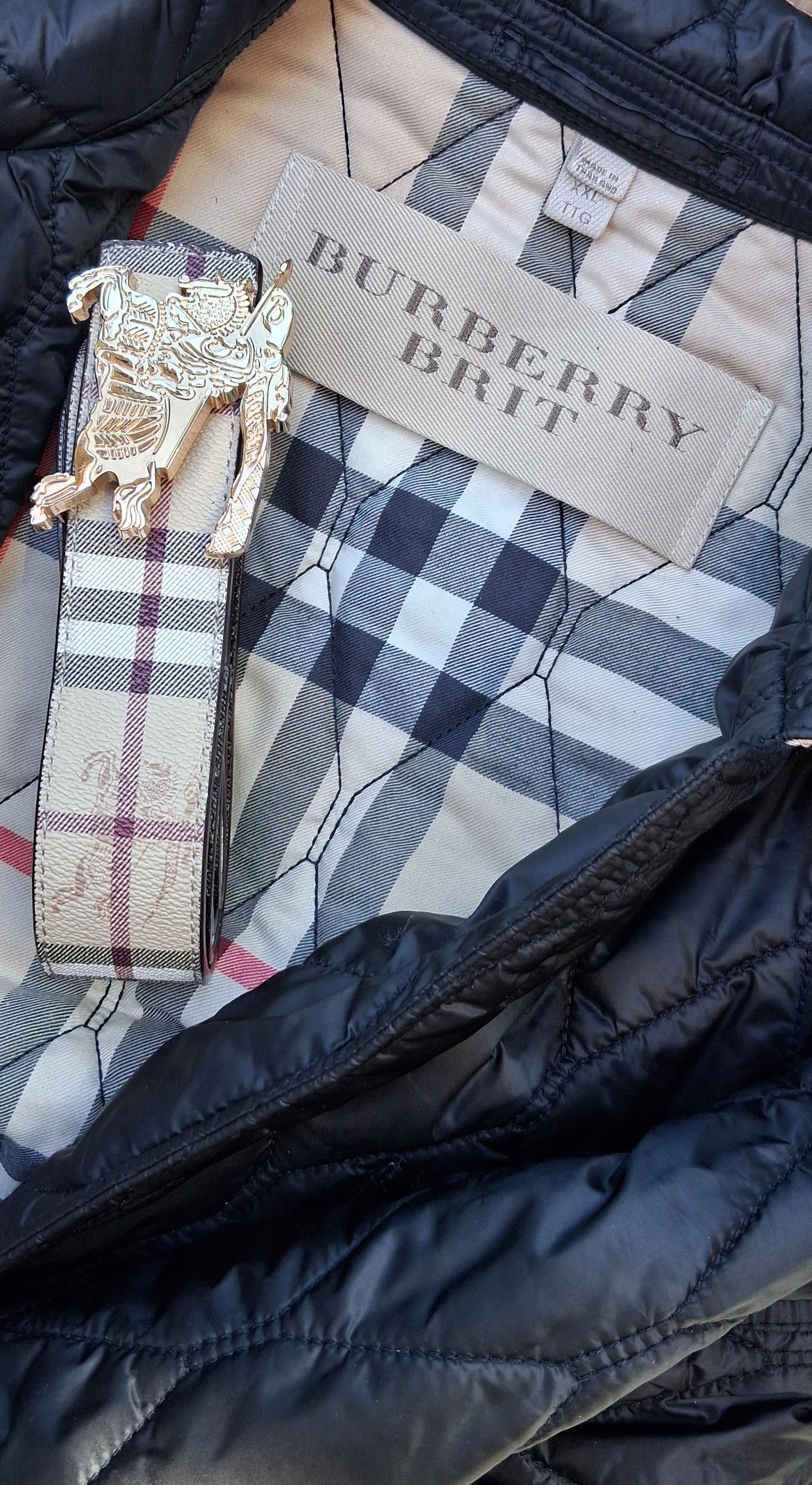 Burberry Burberry Brit Coat & Matching Belt Size US XXL / EU 58 / 5 - 6 Thumbnail