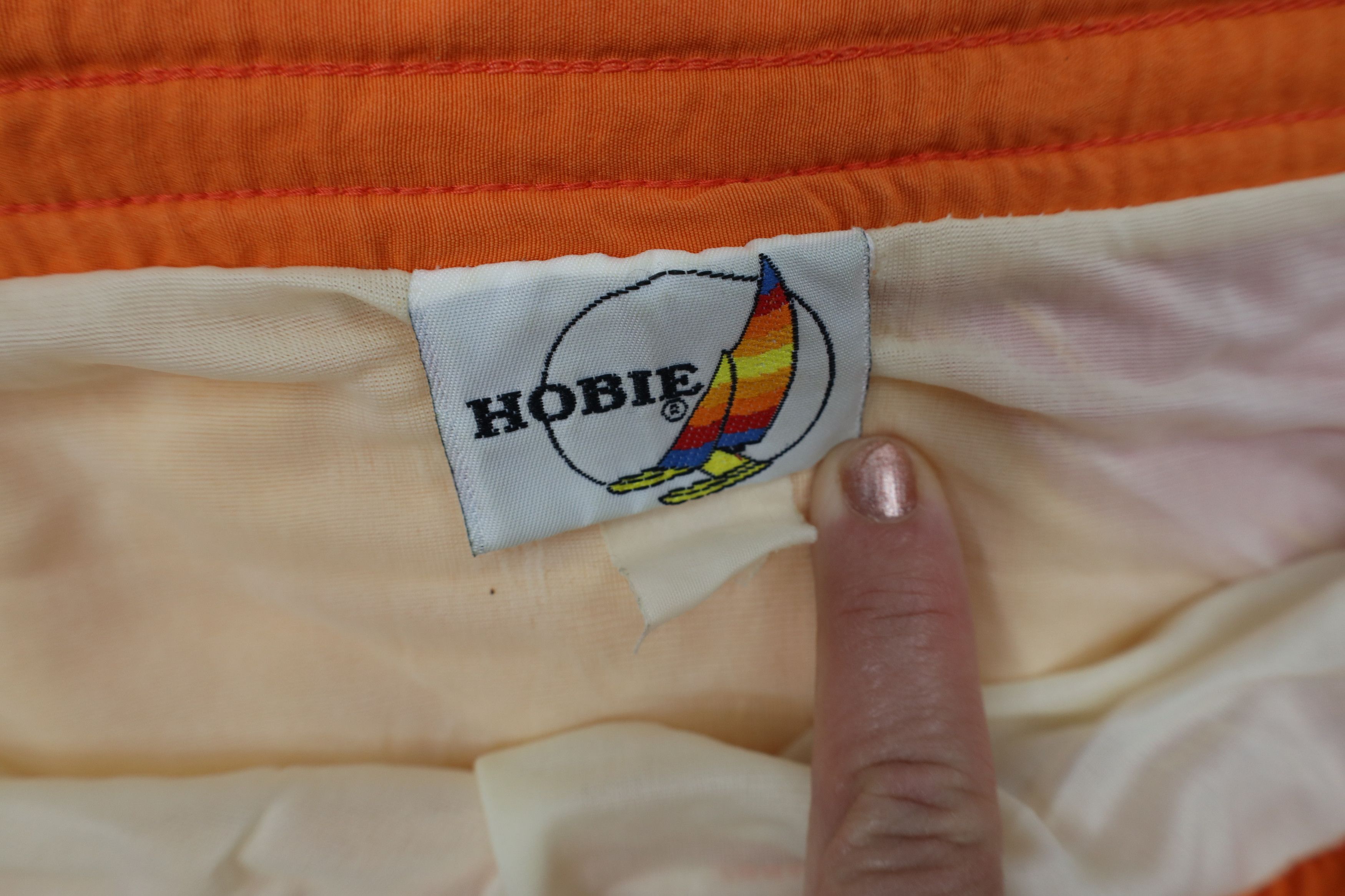 Vintage Vintage 70s 80s Hobie Surfing Block Lined Shorts Swim Trunks Size US 34 / EU 50 - 7 Thumbnail