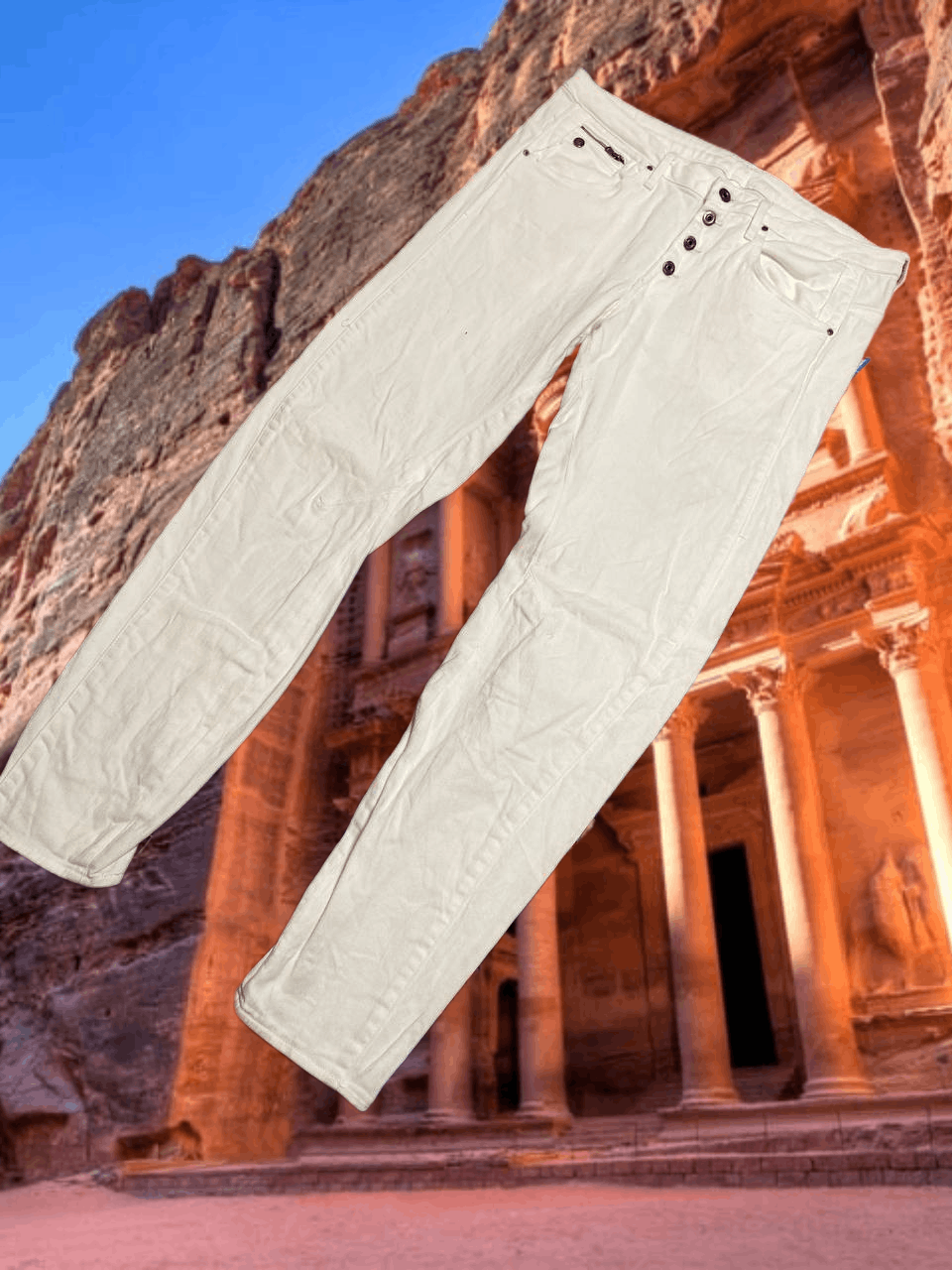 G-Star white jeans pants G-Star Raw ARC 3D slim Y2K vintage Size US 30 / EU 46 - 1 Thumbnail