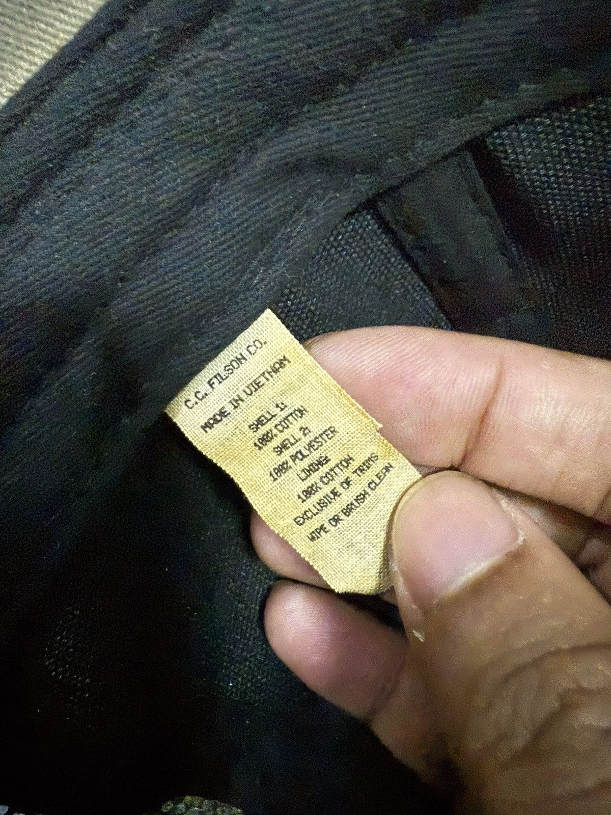Vintage Rare Filson trucker cap