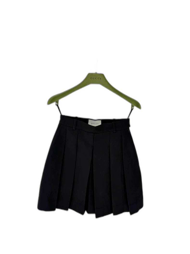Gucci Gucci Pleated Logo Skirt Size 38 Size 38" / US 16 / IT 52 - 1 Thumbnail