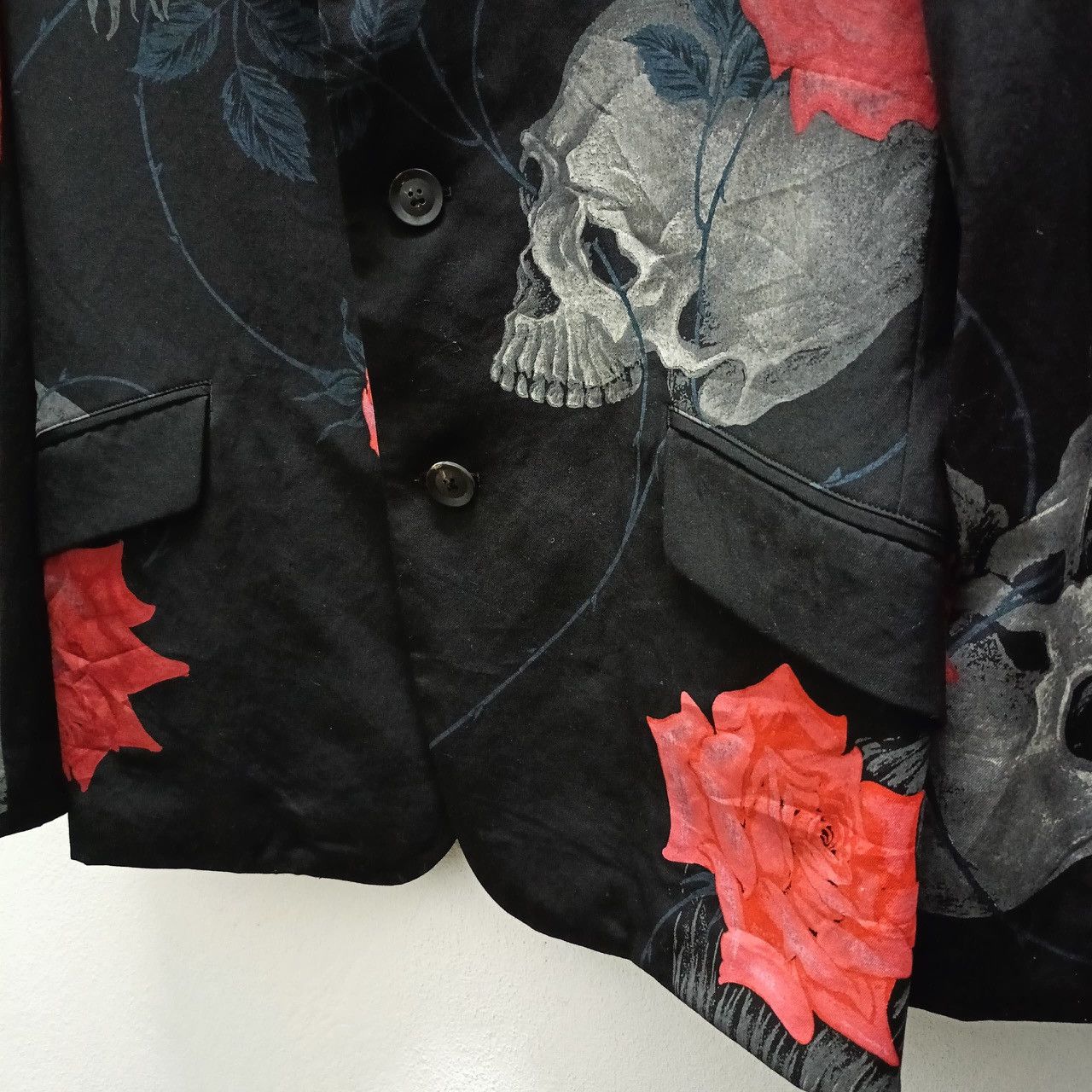 Vintage × Yohji Yamamoto Fall 2014 Yohji Yamamoto Skull Blazer Size 38R - 6 Thumbnail