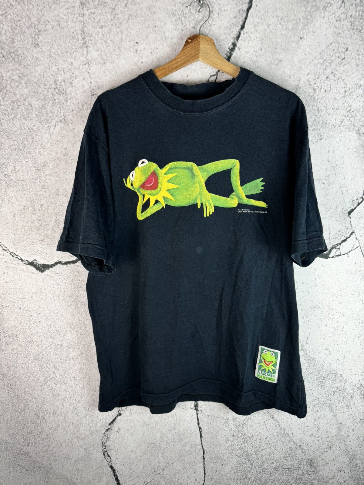 Cartoon Network Kermit the frog sesame street vintage 90s shirt Size US L / EU 52-54 / 3 - 1 Thumbnail
