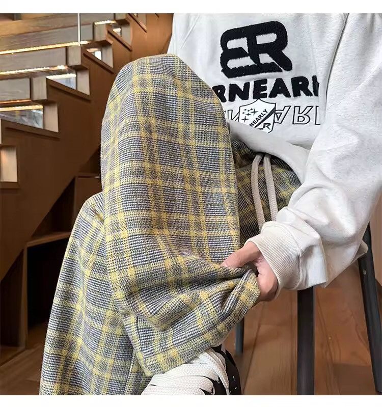 Japanese Brand × Vintage Trendy Fleece Loose Straight Wide Leg Mopping Baggy Unisex Size US 31 - 2 Thumbnail