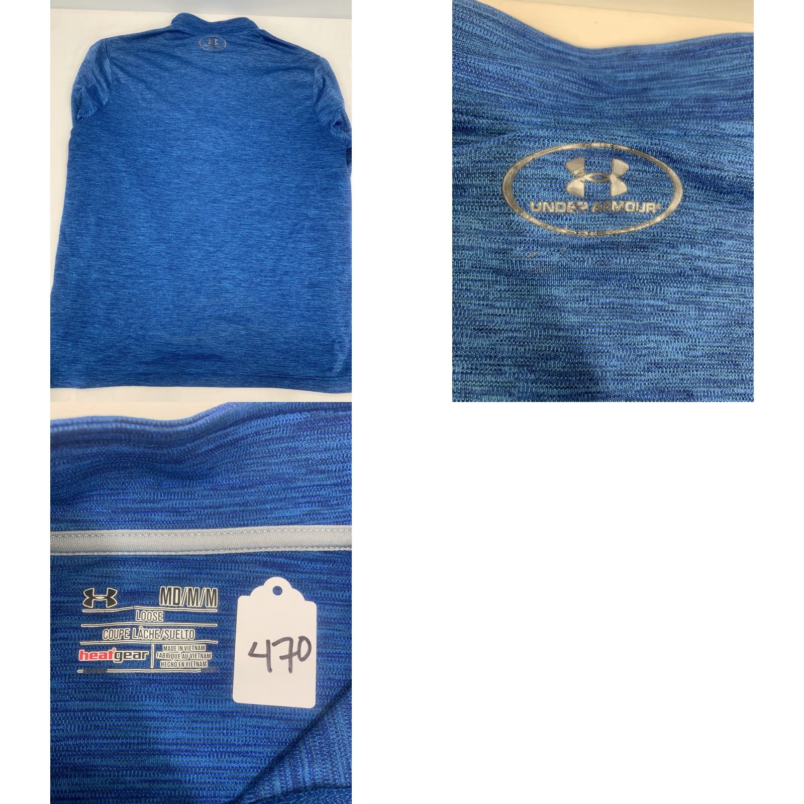 Under Armour Under Armour Sweater Women 1/4 Zip Aqua Size M Loose #470 Pullover Mock Neck Long Sleeve Zippered 1/4 Zip Workwear Outdoor Casual Comfort Regular Fit Size M / US 6-8 / IT 42-44 - 8 Thumbnail