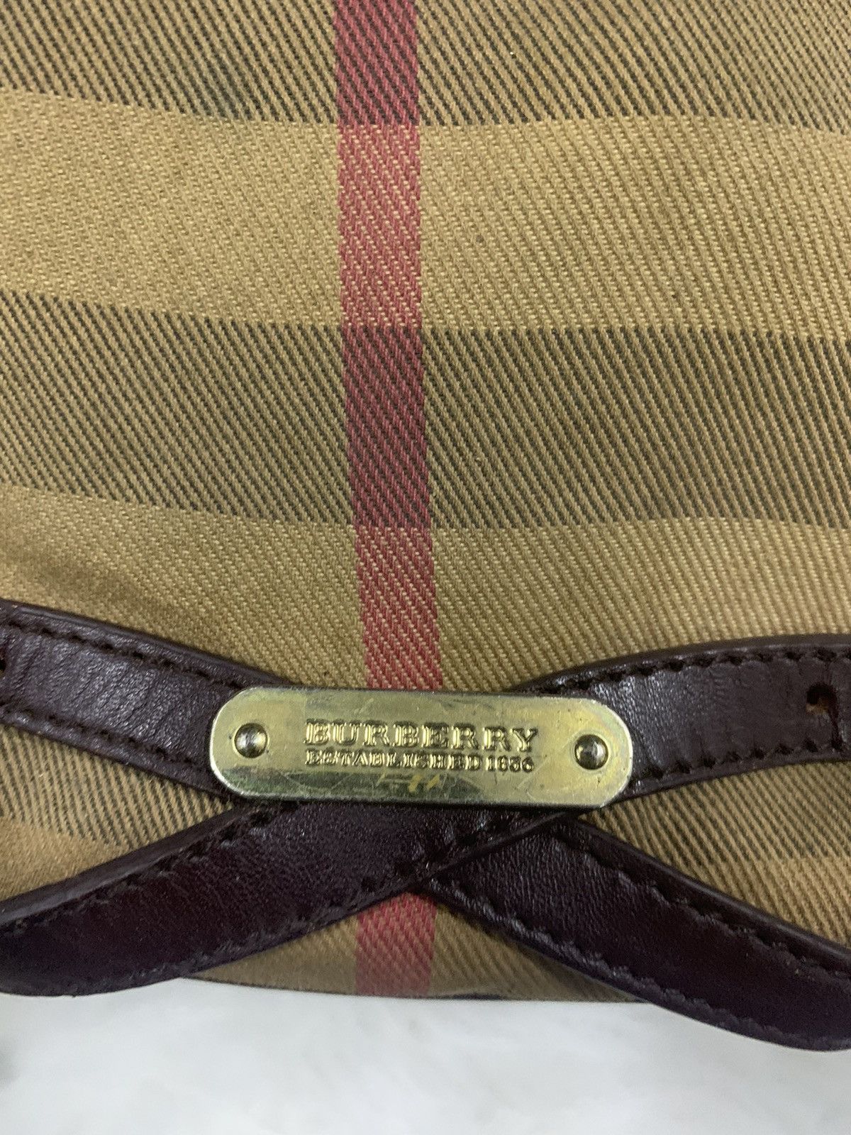 Burberry × Vintage INTAGE!! Messenger Bag BURBERRY Novacheck Size ONE SIZE - 3 Thumbnail