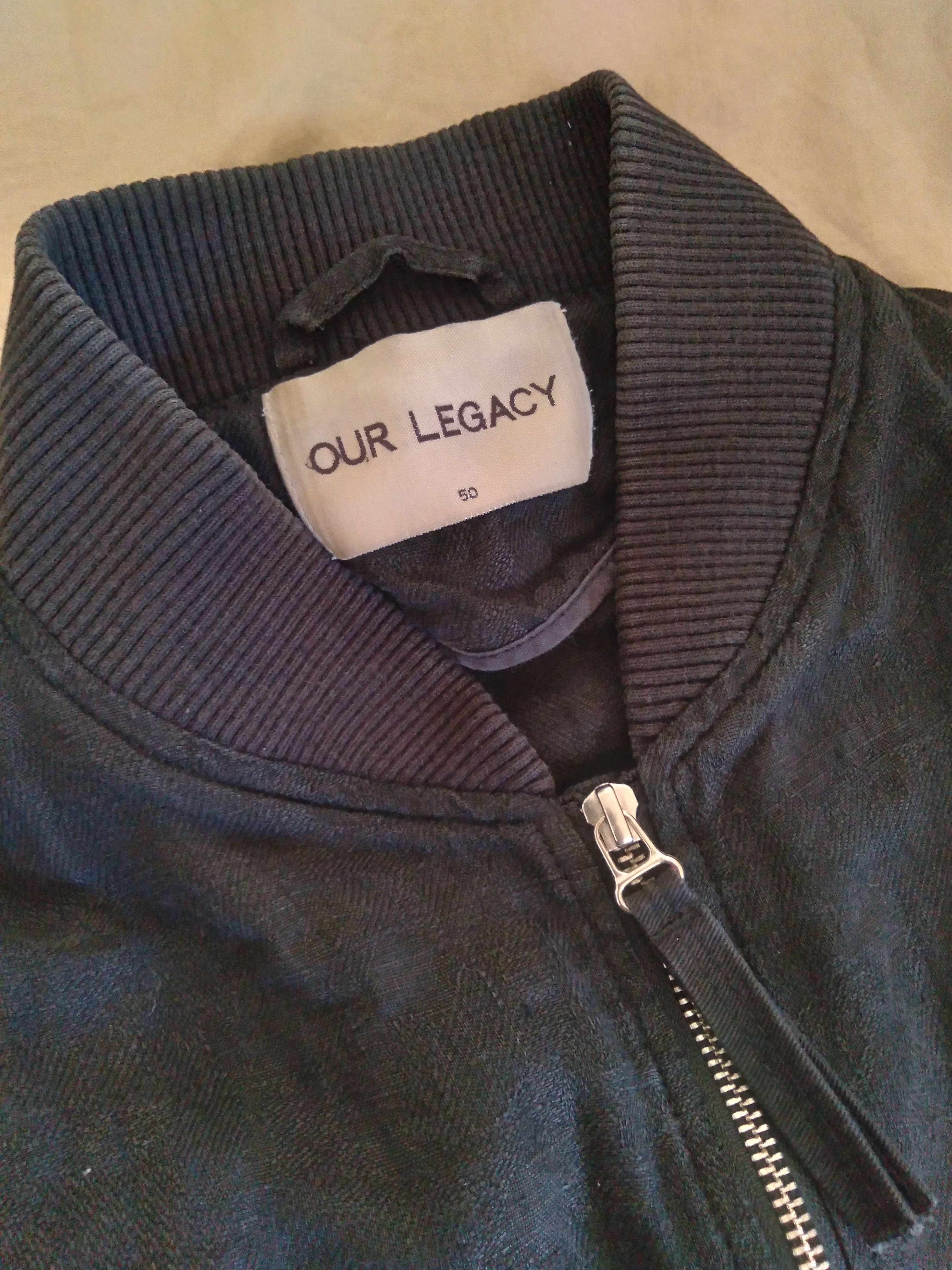 Our Legacy Linen Jacquard Bomber Jacket size 50 Medium Size US M / EU 48-50 / 2 - 3 Thumbnail