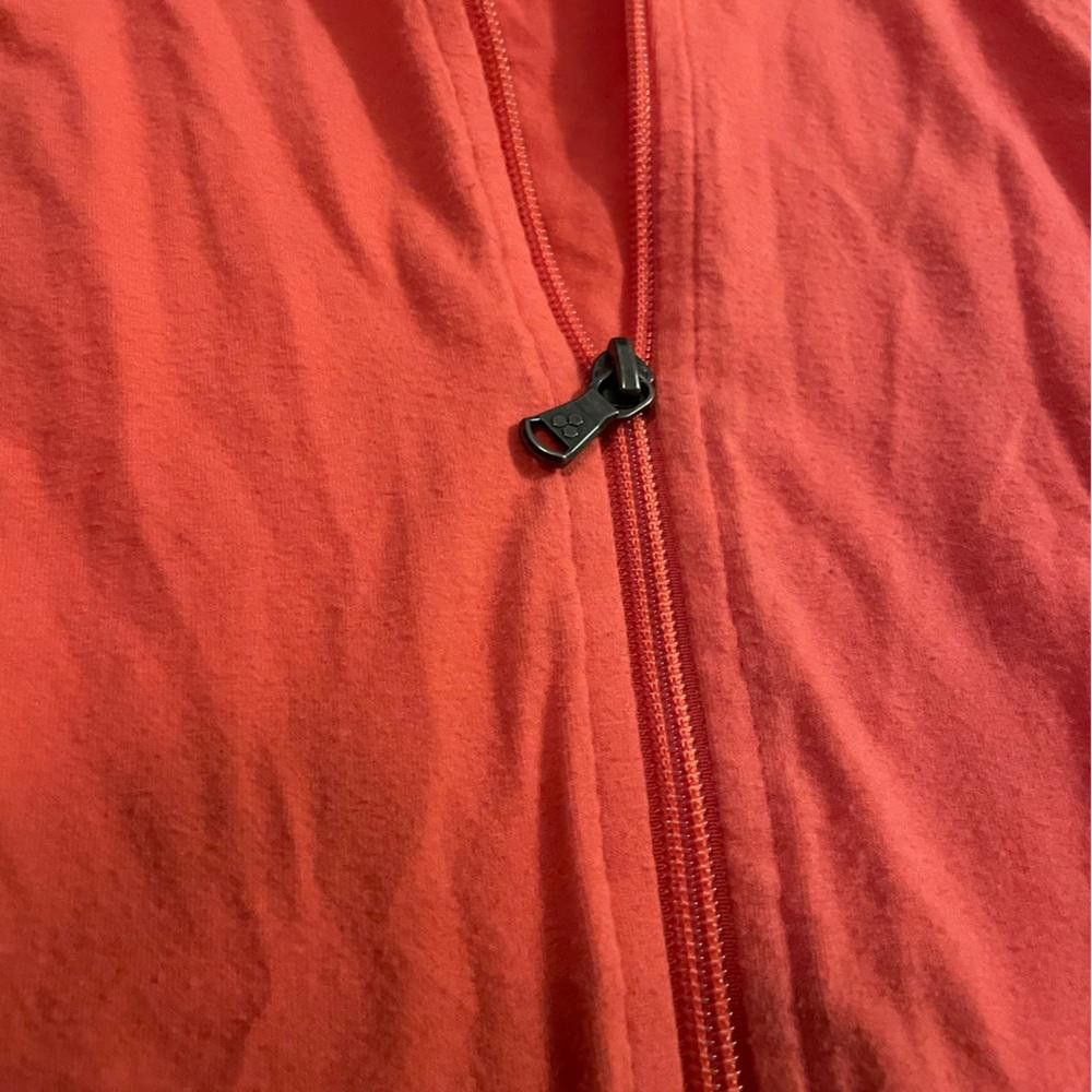Designer New Coral Colored Tek Gear Zip Up Hoodie Size S / US 4 / IT 40 - 4 Thumbnail