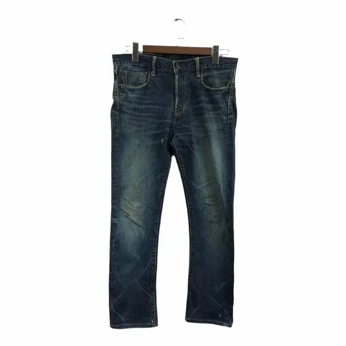 KURO Vtg KURO JAPAN DIAMANTE Collection Selvedge Jeans Denim Pant Size US 34 / EU 50 - 1 Thumbnail