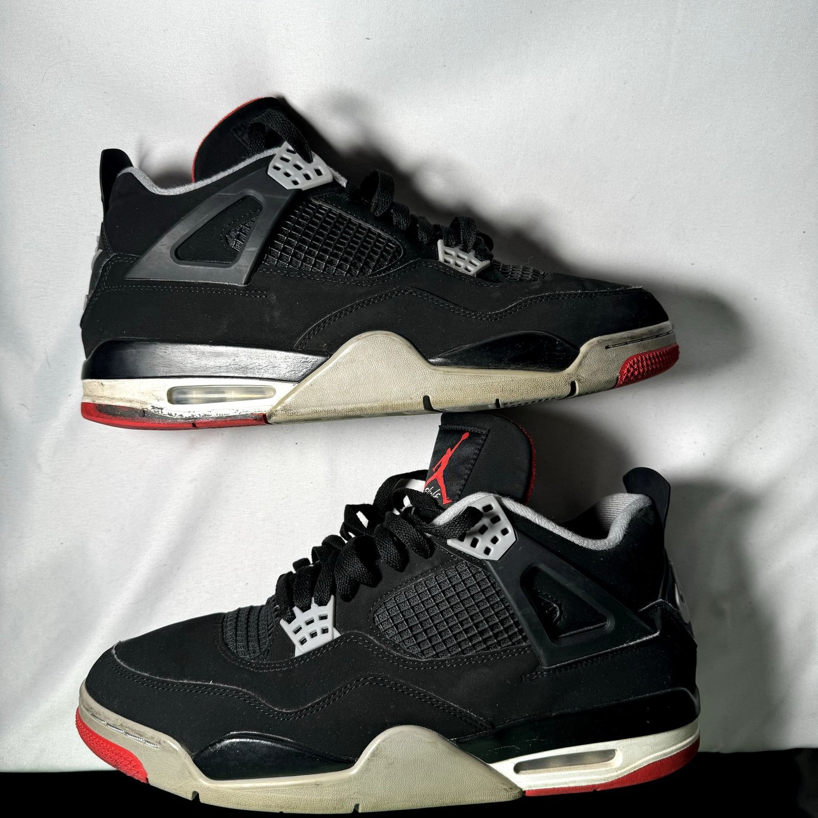 Jordan Brand × Nike Size 12 - Nike AirJordan 4 Retro OG Bred 2019 Men's Shoes Size US 12 / EU 45 - 2 Thumbnail