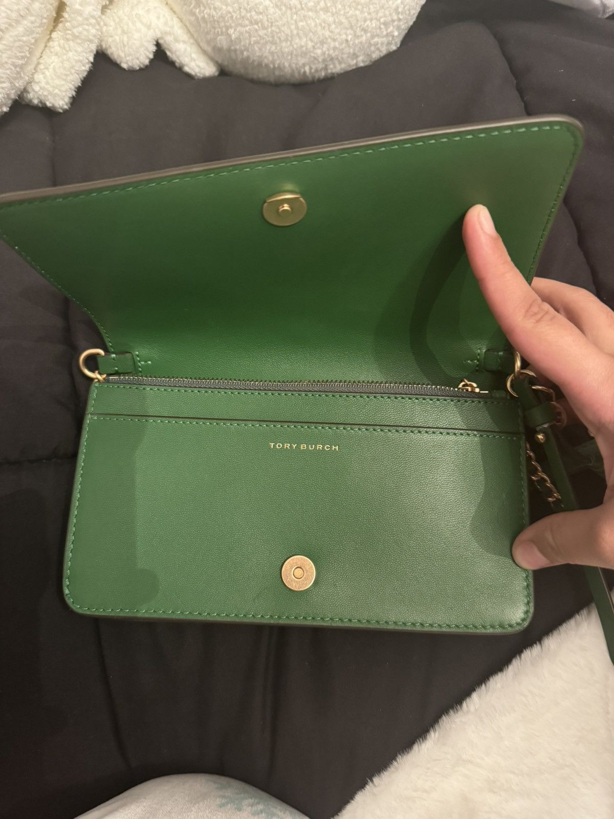 Tory Burch Tory Burch Fleming shoulder bag in Green Size ONE SIZE - 8 Thumbnail