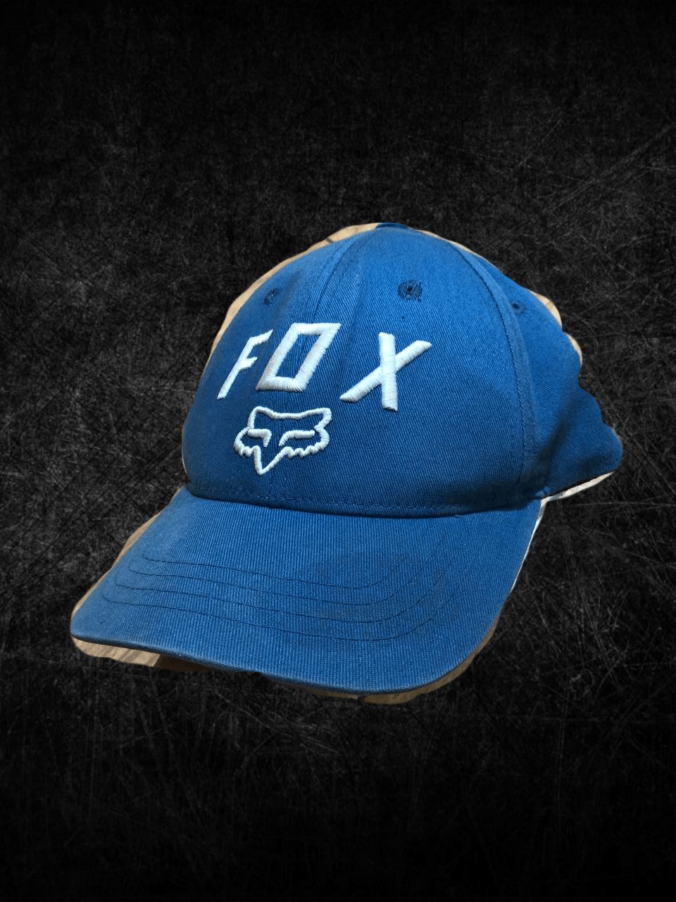 Fox Racing FOX RACING Hat Cap Mens Blue Snap Back Adjustable 110 Size ONE SIZE - 1 Thumbnail