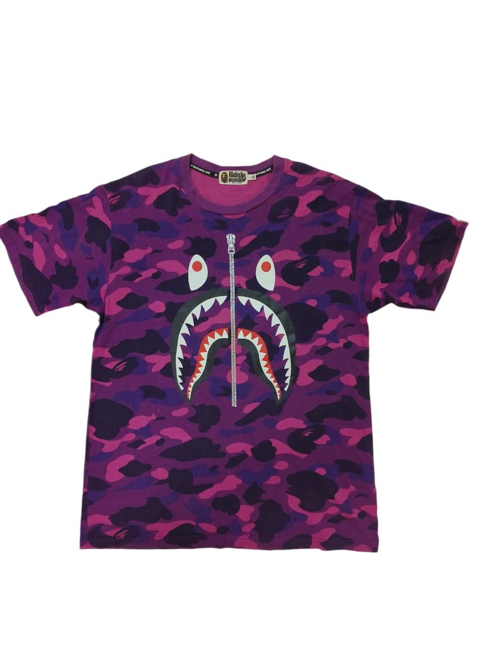 Bape shirt purple and blue online